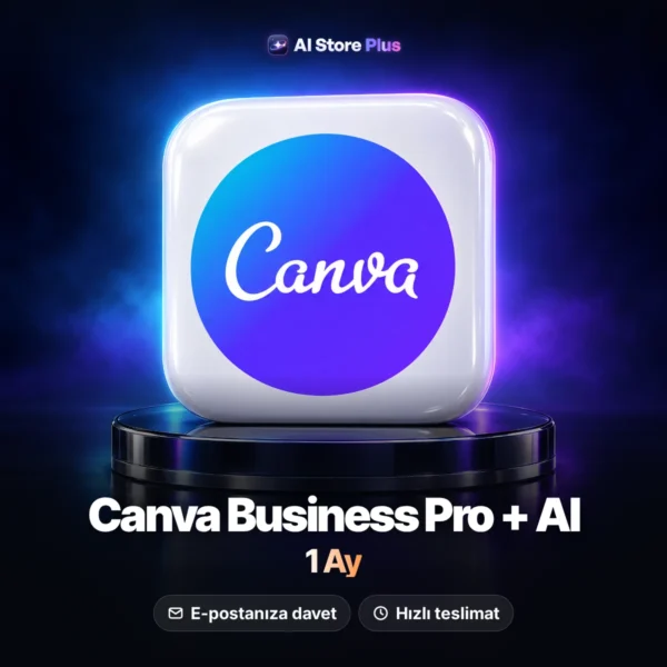 Canva Business Pro + AI – 1 Ay Davet