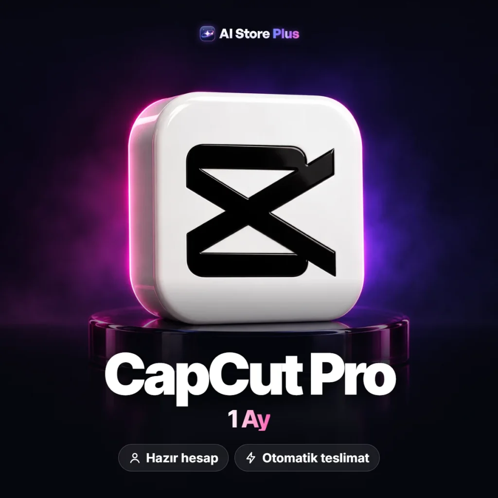 CapCut Pro – 1 Ay Hazır Hesap