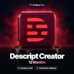 Descript Creator – 12 Months Coupon Code