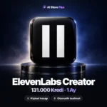 ElevenLabs Creator – 131.000 Kredi, 1 Ay