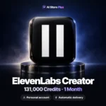 ElevenLabs Creator – 131,000 Credits, 1 Month