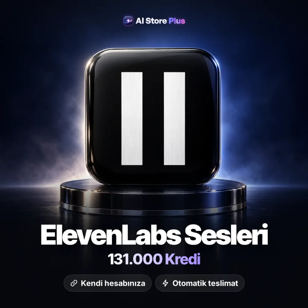 ElevenLabs Sesleri – 131.000 Kredi Kodu