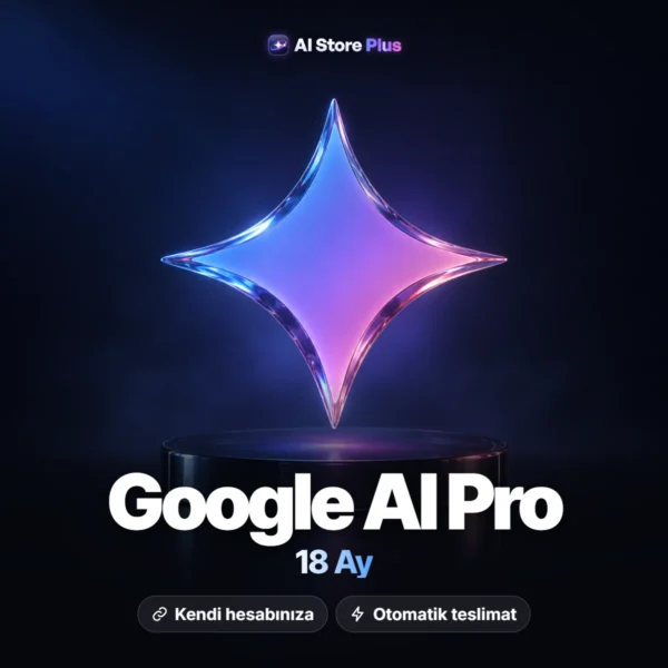 Google Gemini AI Pro – 18 Ay