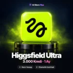 Higgsfield Ultra – 1 Ay, 3.000 Kredi Hazır Hesap