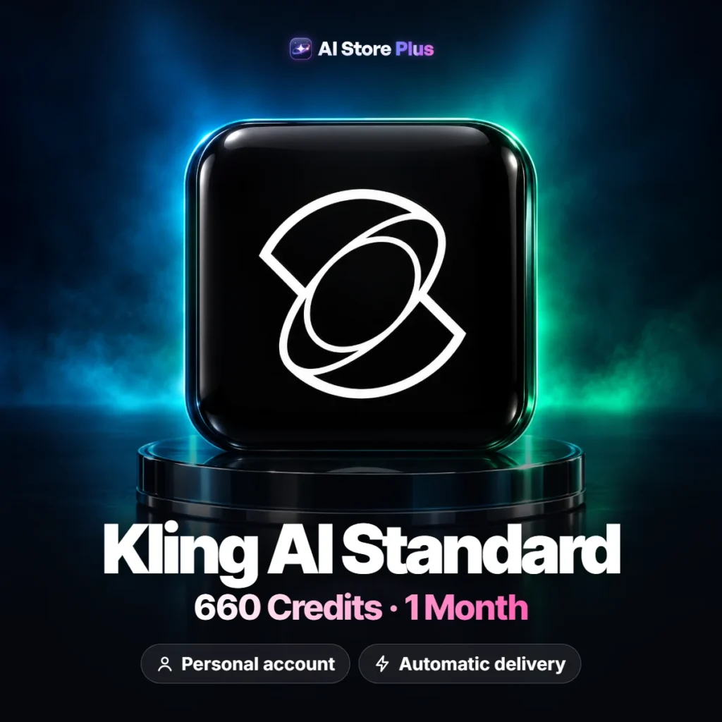 Kling AI Standard – 660 Credits, 1 Month