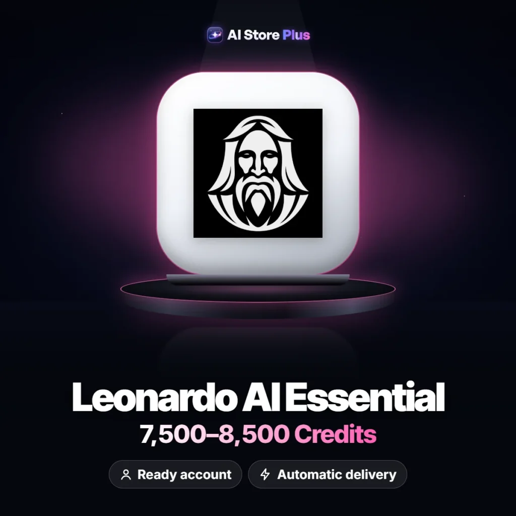 Leonardo AI Essential – 7,500–8,500 Credits