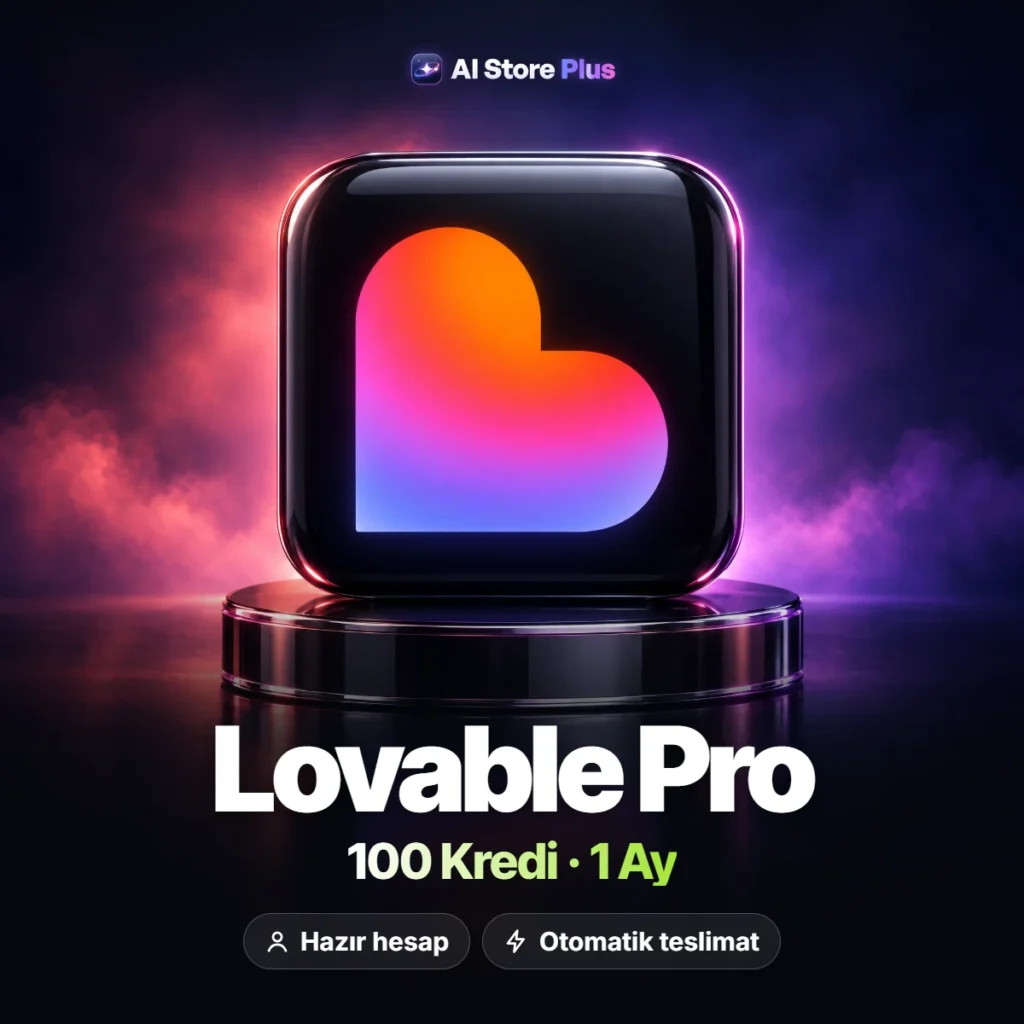 Lovable Pro – 1 Ay (100 Kredi)