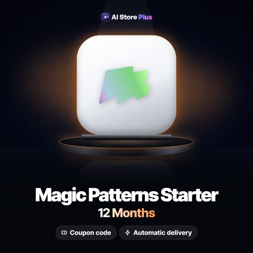 Magic Patterns Starter – 12-Month Coupon Code