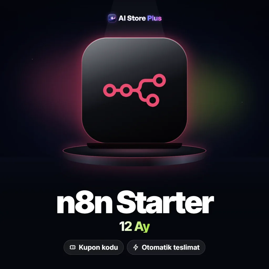 n8n Starter – 12 Aylık Kupon Kodu