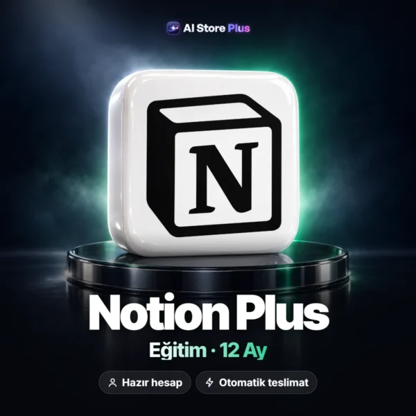 Notion Plus Eğitim – 12 Ay