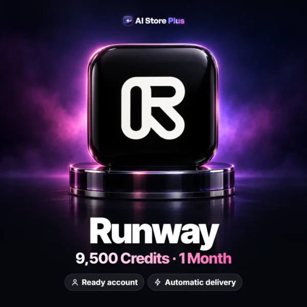 Runway 9500 Credits – حساب جاهز لمدة شهر