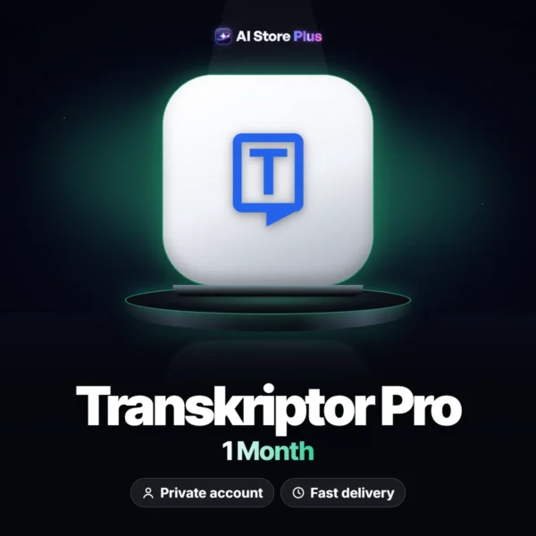 Transkriptor Pro Private Account – 1 Month