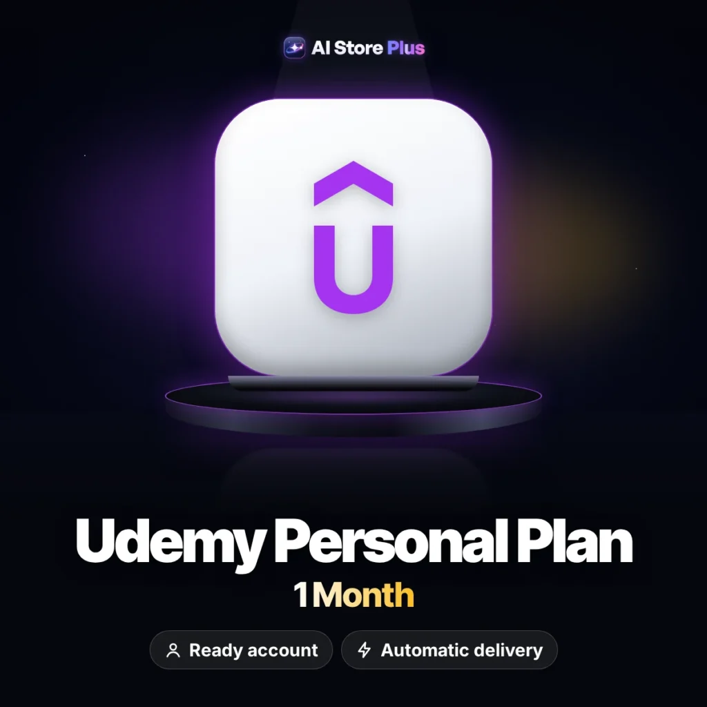 Udemy Personal Plan – 1 Month Ready Account