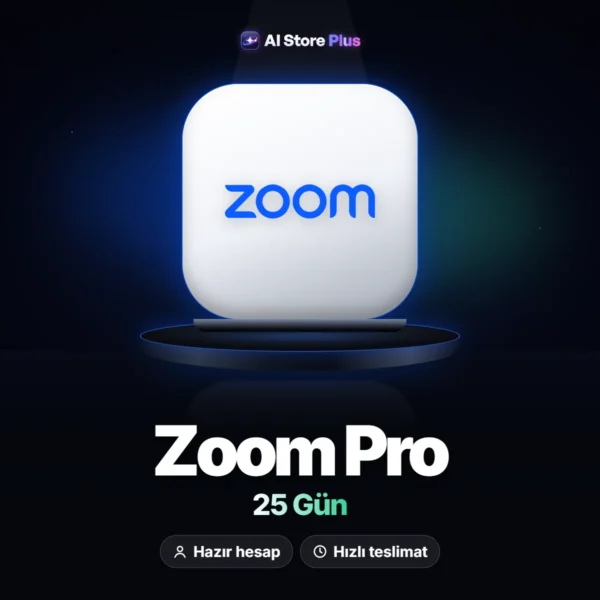 Zoom Pro Hazır Hesap – 25 Gün